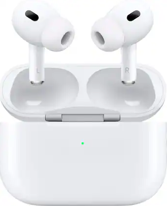 Apple AirPods Pro 2nd Generation with Wireless Charging Case - White - In Box Like New condition