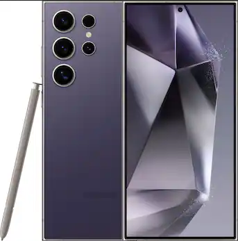 Samsung Galaxy S24 Ultra 5G SM-S928U 256GB - Titanium Violet Unlocked - Excellent Condition