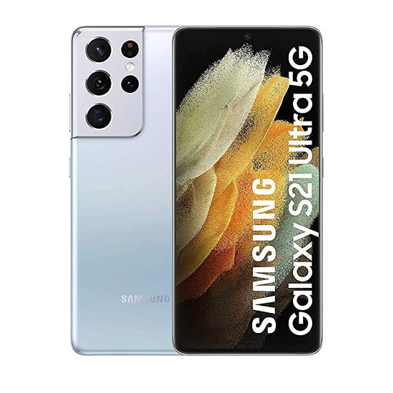 Samsung Galaxy S21 Ultra SM-G998U 128GB - Phantom Silver Unlocked - GOOD CONDITION