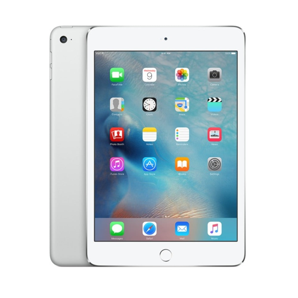 Apple iPad Mini 4 Wi-Fi + 4G 128GB - Silver Unlocked - MINT 10/10!