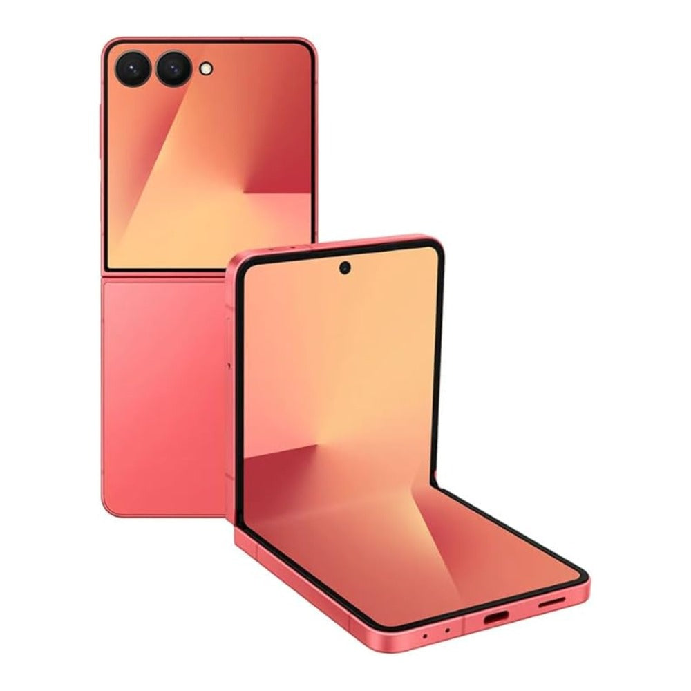 Samsung Galaxy Z Flip7 5G SM-F766U 512GB - Coral Red Unlocked - EXCELLENT 9/10!